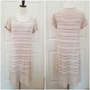 Daisy Fuentes Tan Knitted  Staight Midi Dress, XL